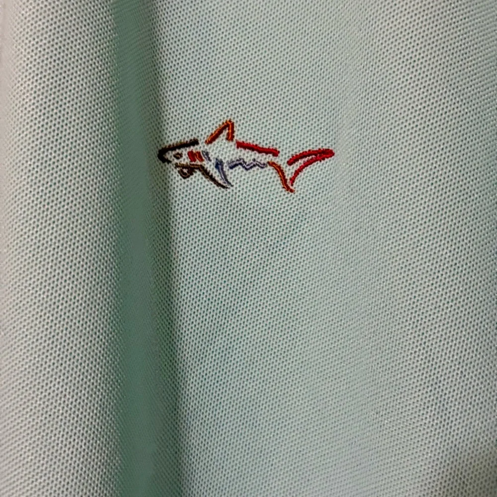Greg Norman Collection Aqua Polo Shirt NWT XL - Picture 3 of 6